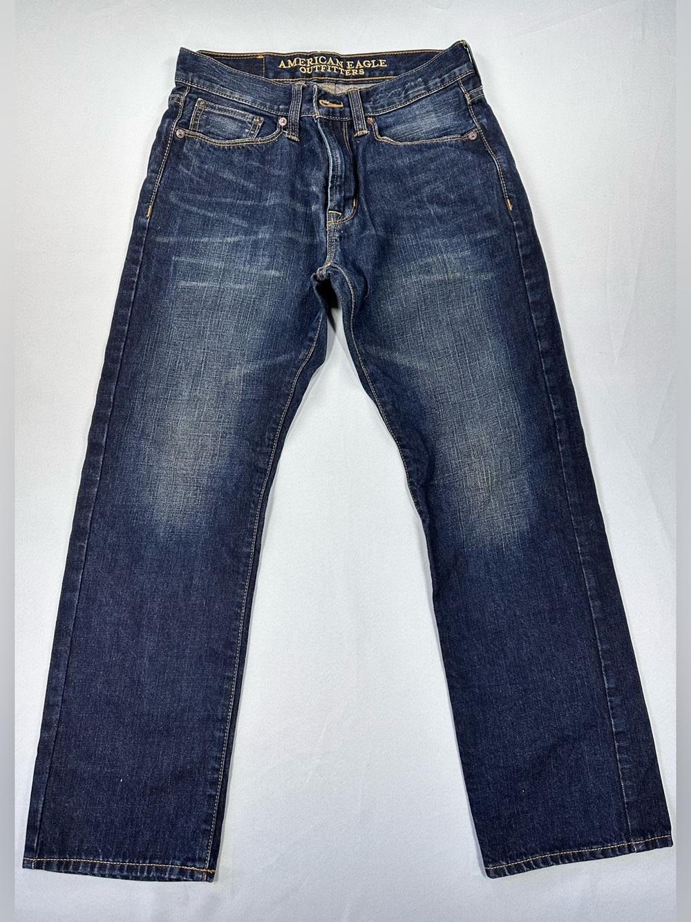 American Eagle Outfitters Men's Indigo Straight Leg Jeans